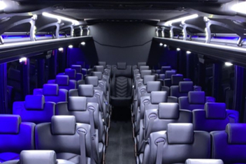 Hempstead Charter Bus Interior