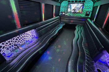 Hempstead Limo Bus Interior