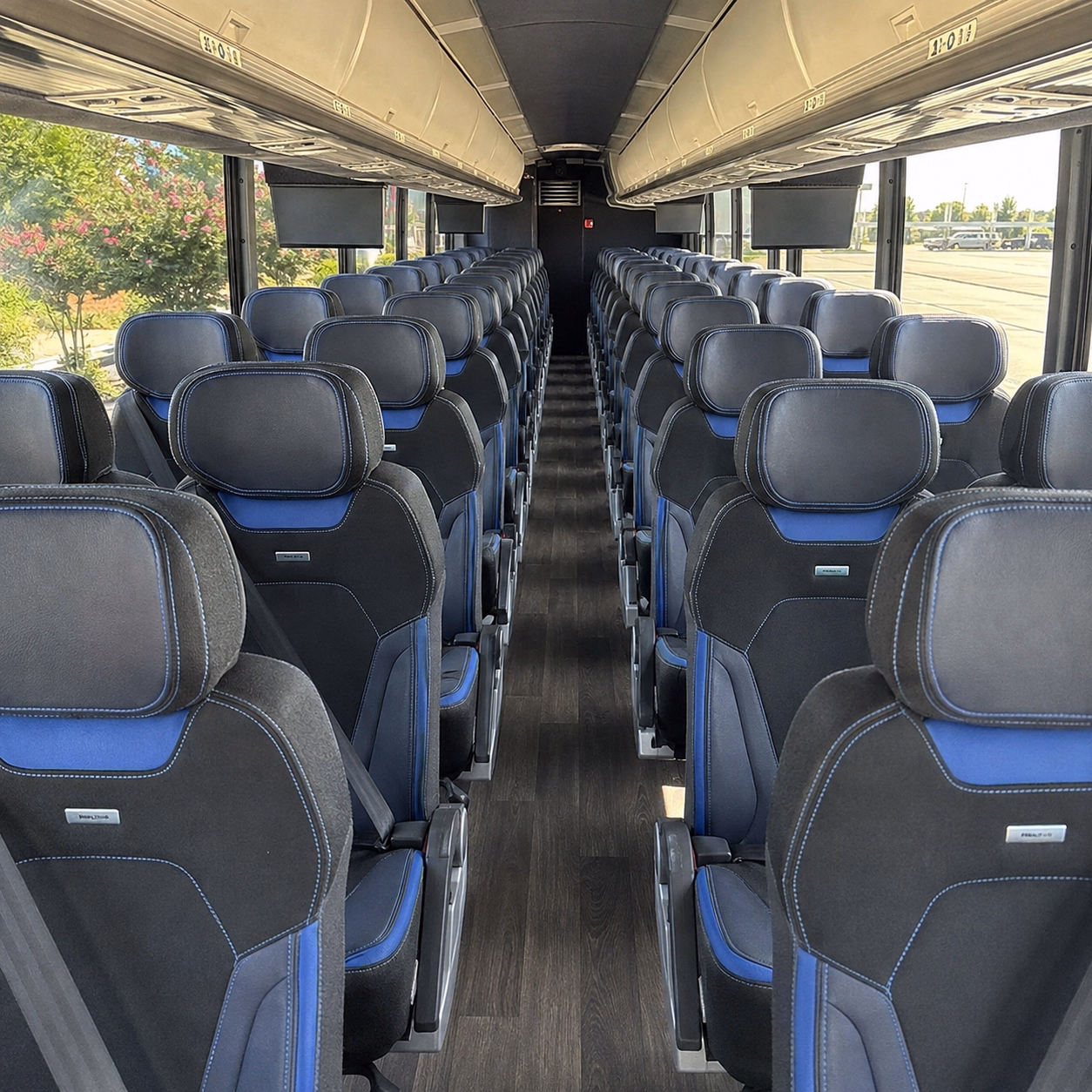 hempstead charter bus rental inside