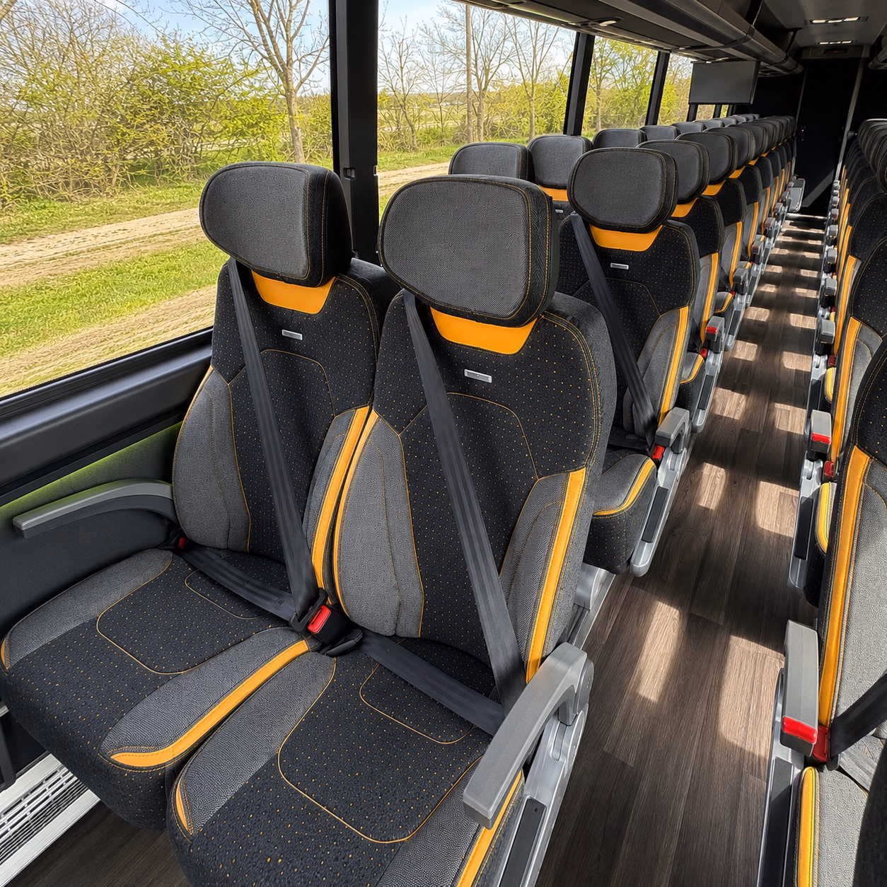hempstead concert transportation onboard seating