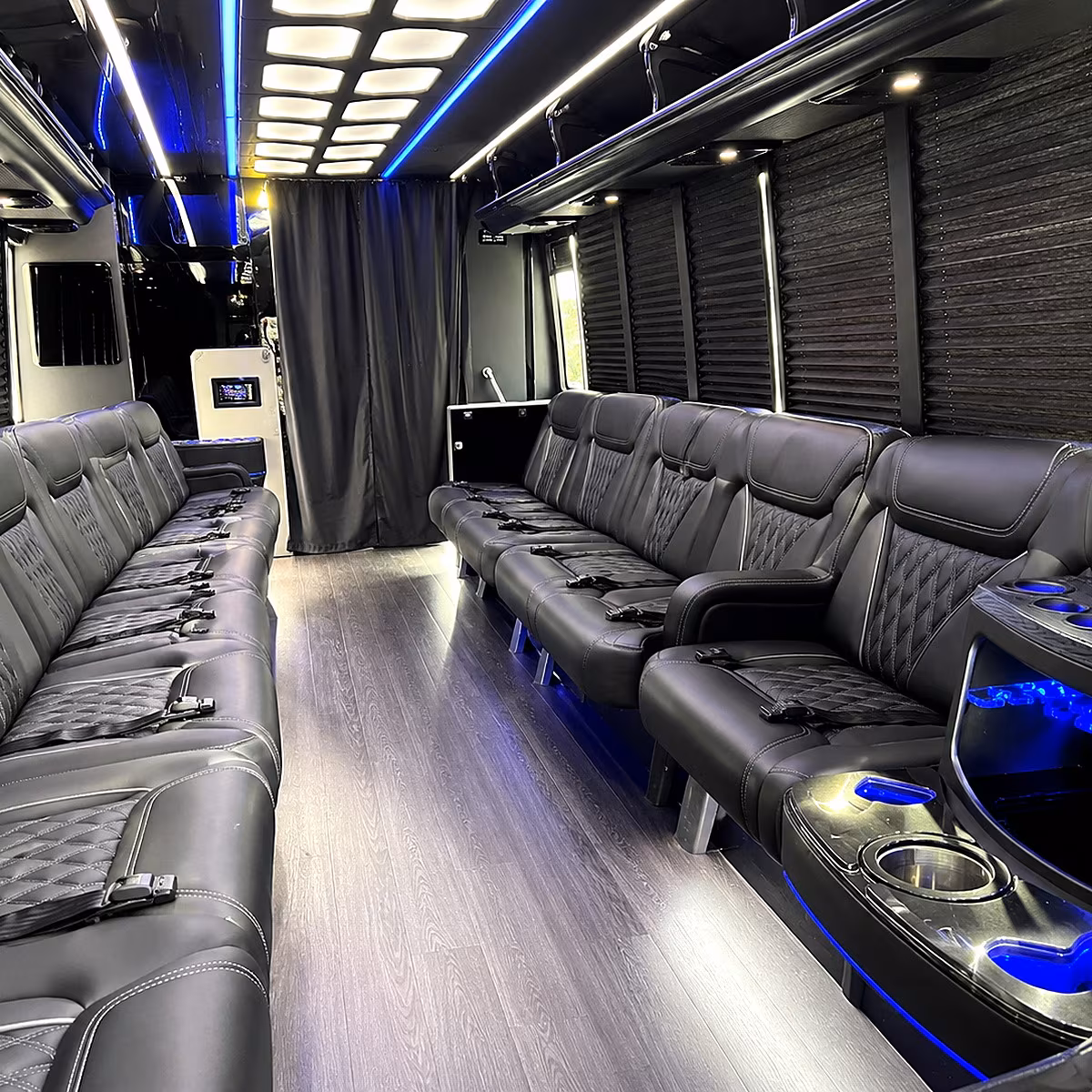 long island traffic is no match for a prom party bus