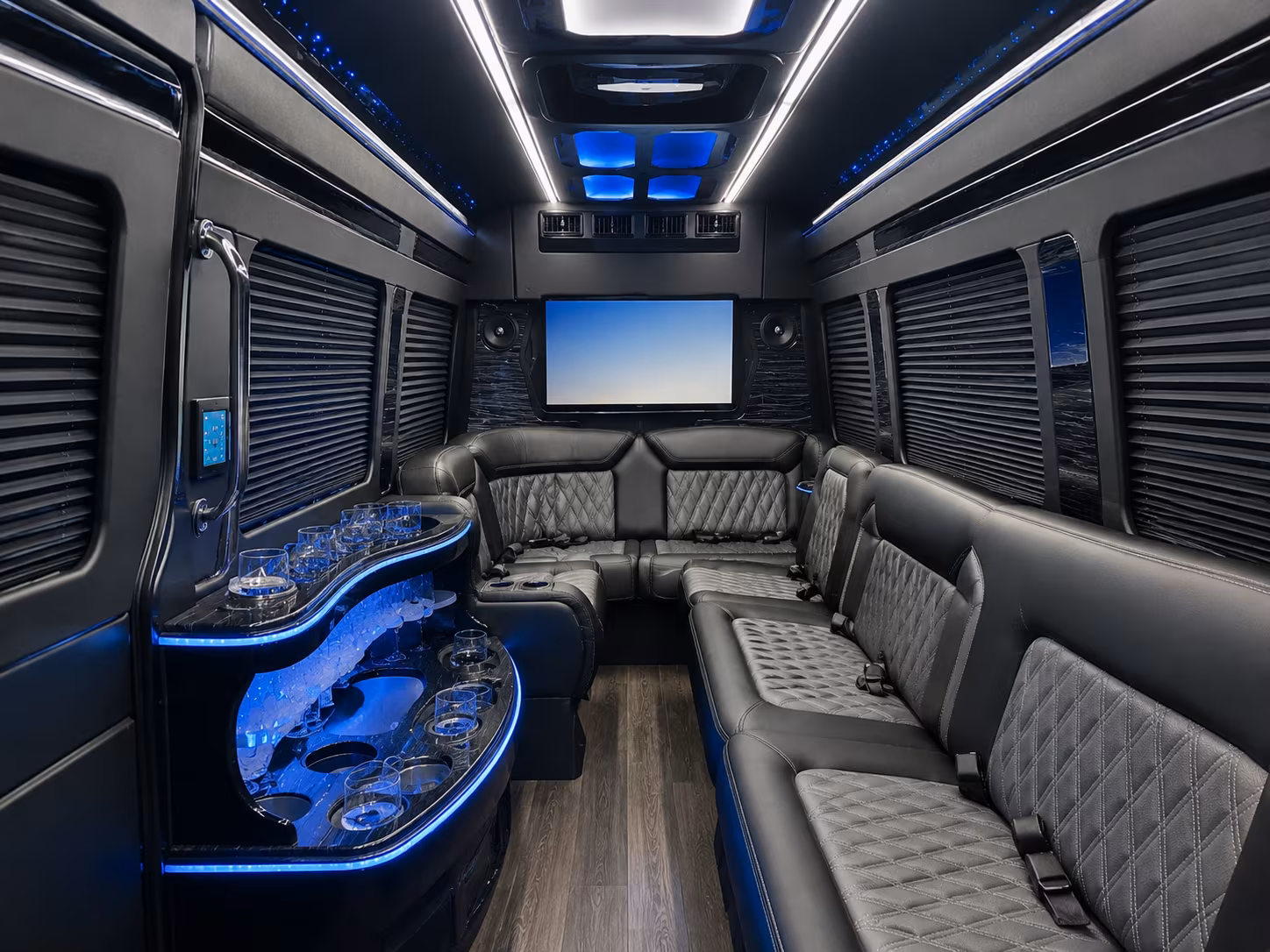 pick the color the size and the amenities your group wants
